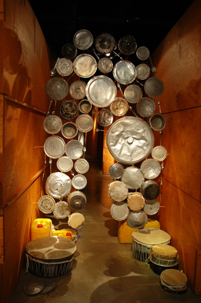 Patainstallaatio Helinä Rautavaaran museossa